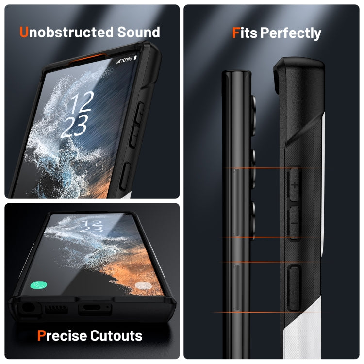 For Samsung Galaxy S22 Ultra 5G PC + TPU Shockproof Protective Phone Case