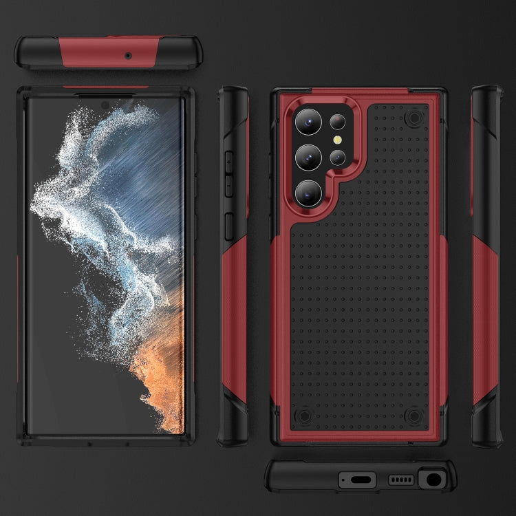 For Samsung Galaxy S22 Ultra 5G PC + TPU Shockproof Protective Phone Case