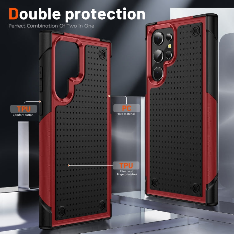 For Samsung Galaxy S22 Ultra 5G PC + TPU Shockproof Protective Phone Case