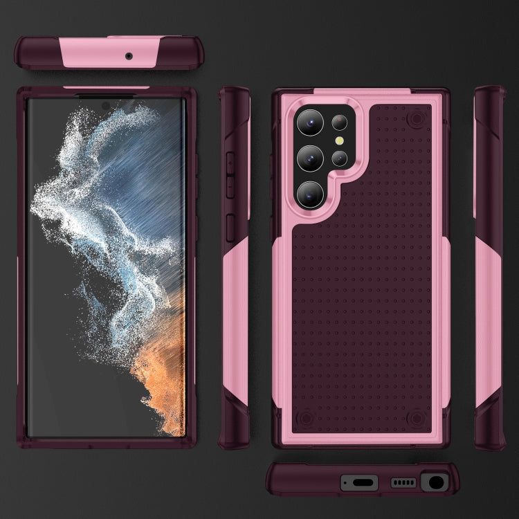 For Samsung Galaxy S22 Ultra 5G PC + TPU Shockproof Protective Phone Case
