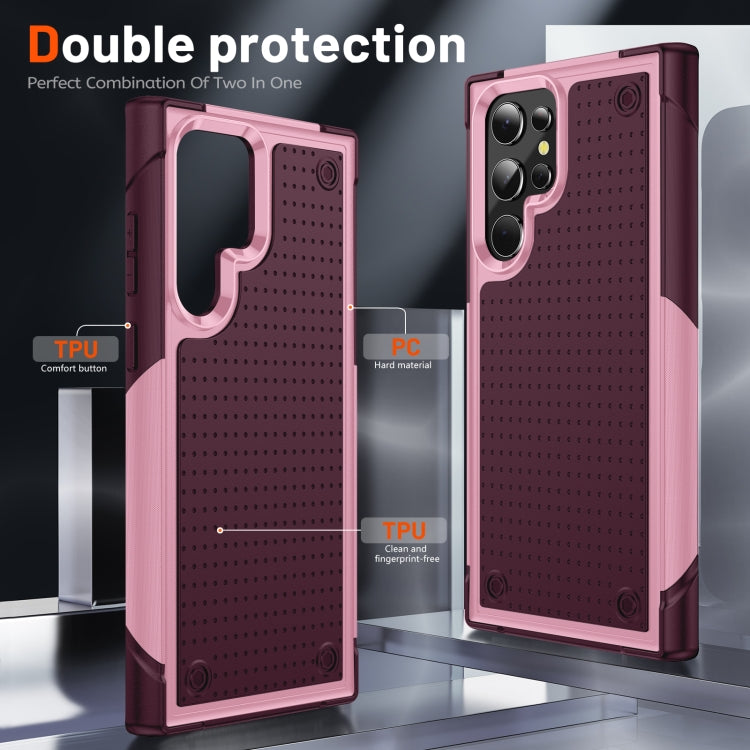 For Samsung Galaxy S22 Ultra 5G PC + TPU Shockproof Protective Phone Case