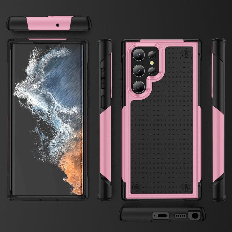For Samsung Galaxy S22 Ultra 5G PC + TPU Shockproof Protective Phone Case