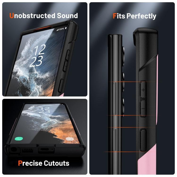 For Samsung Galaxy S22 Ultra 5G PC + TPU Shockproof Protective Phone Case