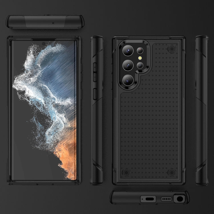 For Samsung Galaxy S22 Ultra 5G PC + TPU Shockproof Protective Phone Case