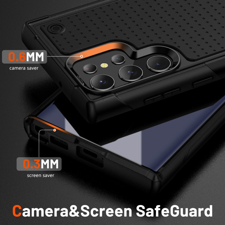 For Samsung Galaxy S22 Ultra 5G PC + TPU Shockproof Protective Phone Case
