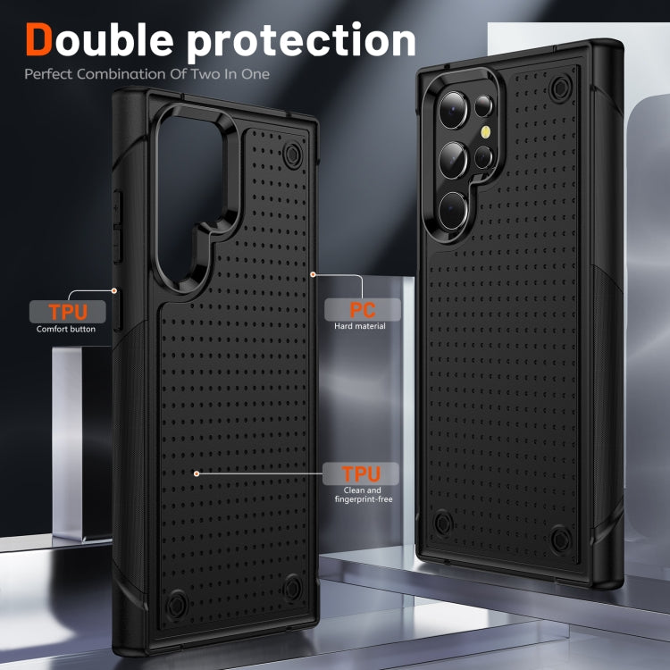 For Samsung Galaxy S22 Ultra 5G PC + TPU Shockproof Protective Phone Case