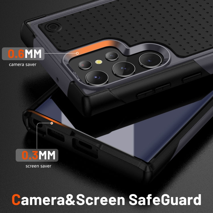 For Samsung Galaxy S22 Ultra 5G PC + TPU Shockproof Protective Phone Case