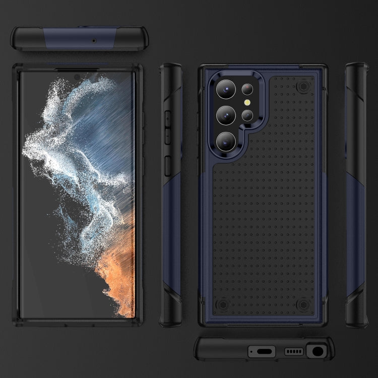For Samsung Galaxy S22 Ultra 5G PC + TPU Shockproof Protective Phone Case