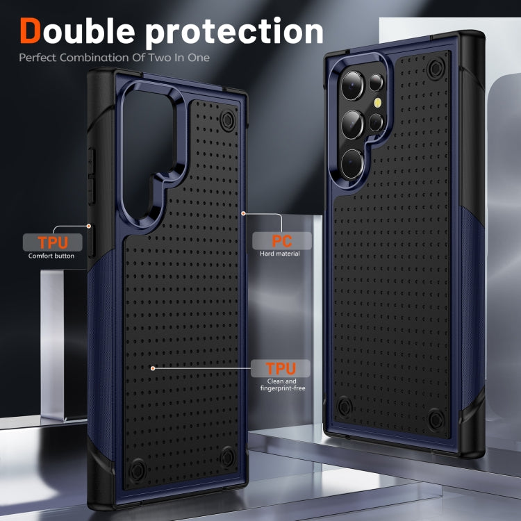 For Samsung Galaxy S22 Ultra 5G PC + TPU Shockproof Protective Phone Case