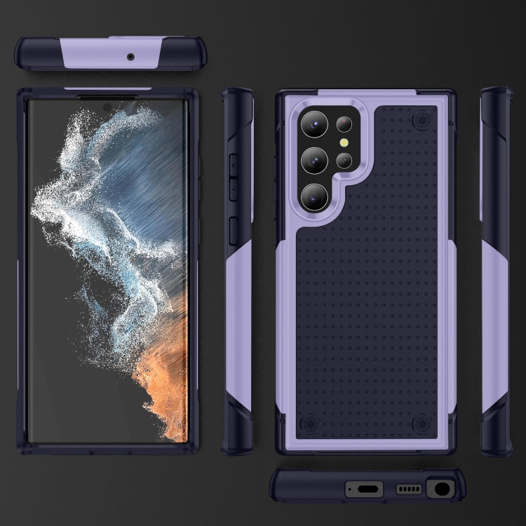 For Samsung Galaxy S22 Ultra 5G PC + TPU Shockproof Protective Phone Case