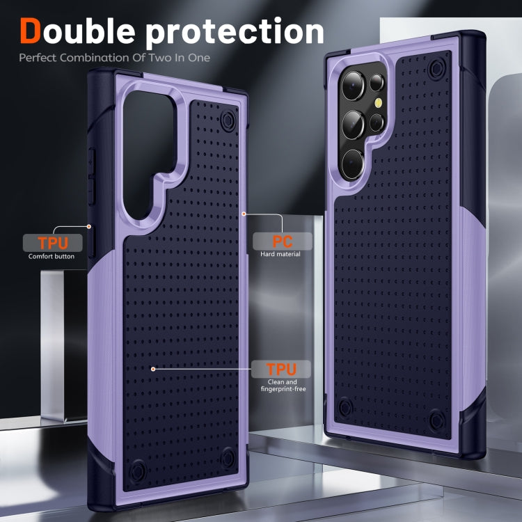 For Samsung Galaxy S22 Ultra 5G PC + TPU Shockproof Protective Phone Case