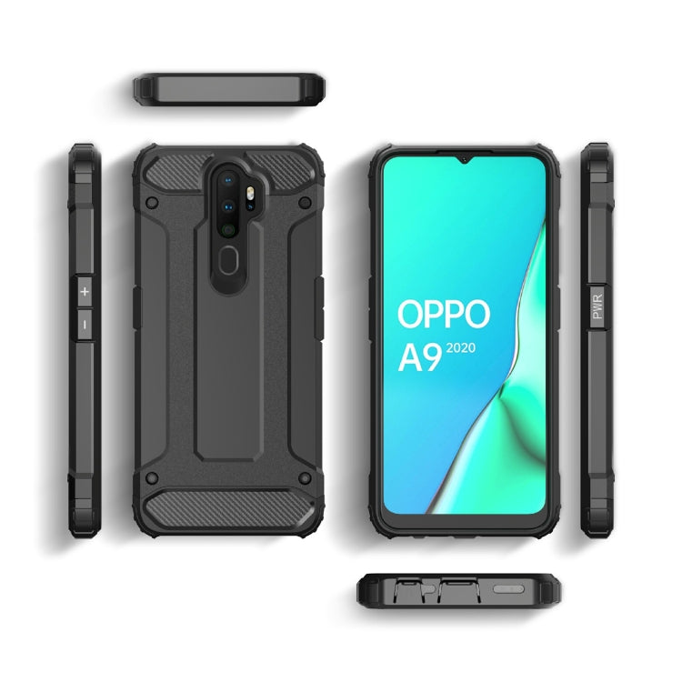 For OPPO A9 2020 Magic Armor TPU + PC Combination Phone Case