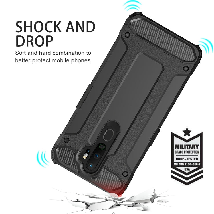 For OPPO A9 2020 Magic Armor TPU + PC Combination Phone Case