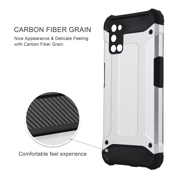 For OPPO A52/A72/A92 Magic Armor TPU + PC Combination Phone Case