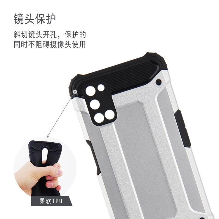 For OPPO A52/A72/A92 Magic Armor TPU + PC Combination Phone Case