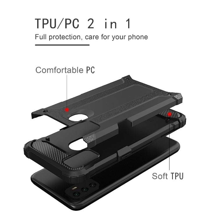 For OPPO A53 2020 Magic Armor TPU + PC Combination Phone Case