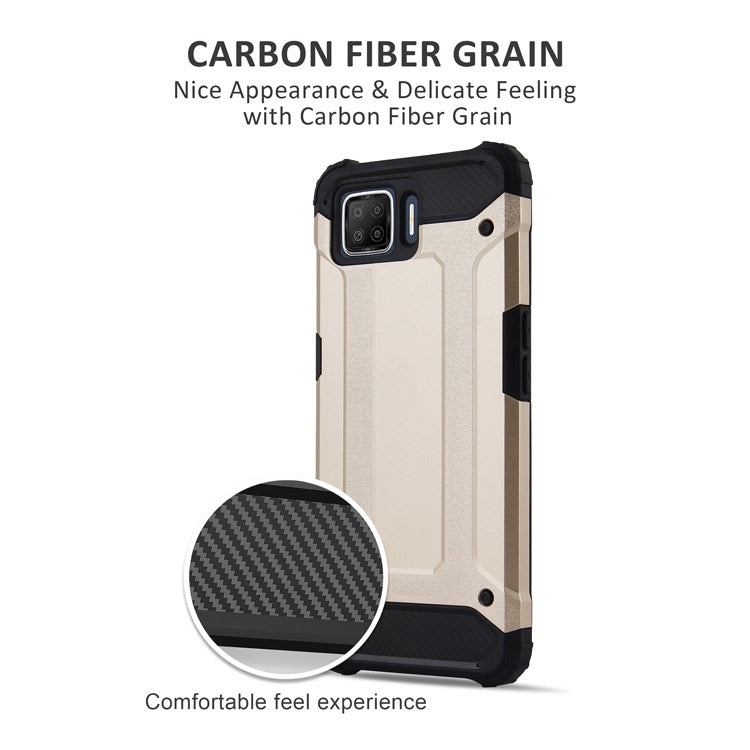 For OPPO A73 4G/F17 Magic Armor TPU + PC Combination Phone Case