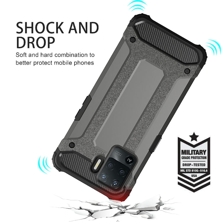 For OPPO A94 Magic Armor TPU + PC Combination Phone Case