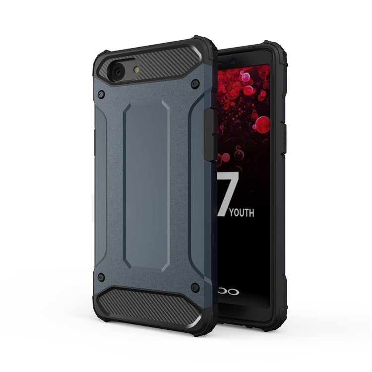 For OPPO F7 Youth Magic Armor TPU + PC Combination Phone Case