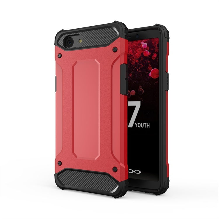 For OPPO F7 Youth Magic Armor TPU + PC Combination Phone Case