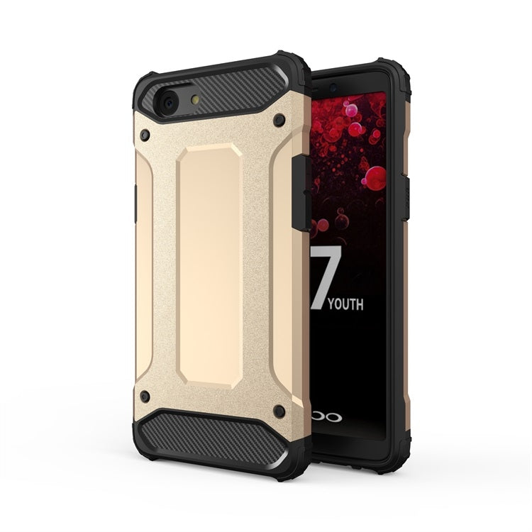 For OPPO F7 Youth Magic Armor TPU + PC Combination Phone Case