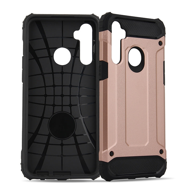 For Realme 5 Magic Armor TPU + PC Combination Phone Case