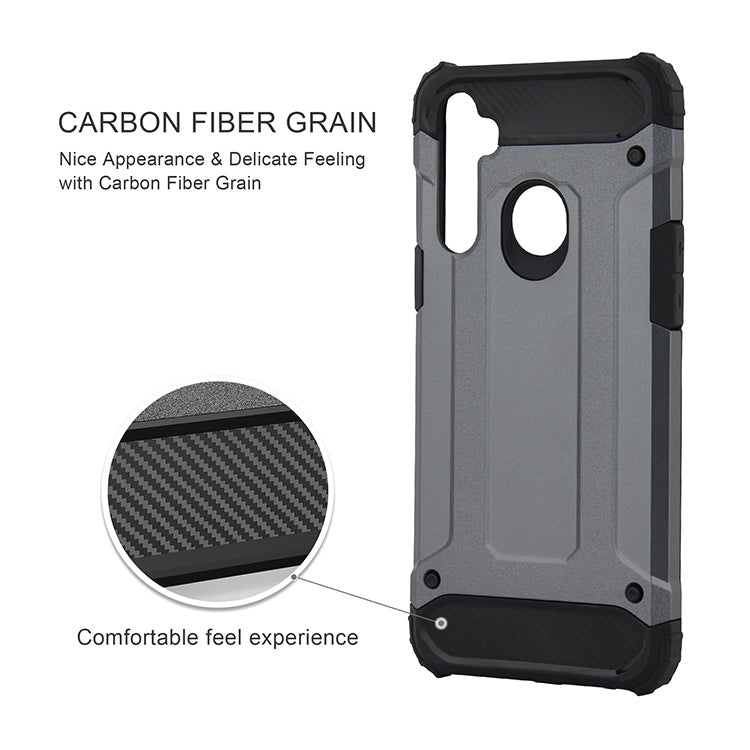 For Realme 5 Magic Armor TPU + PC Combination Phone Case