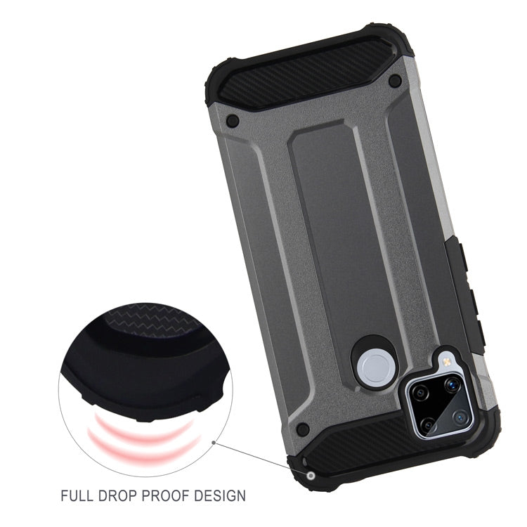 For Realme C15 Magic Armor TPU + PC Combination Phone Case