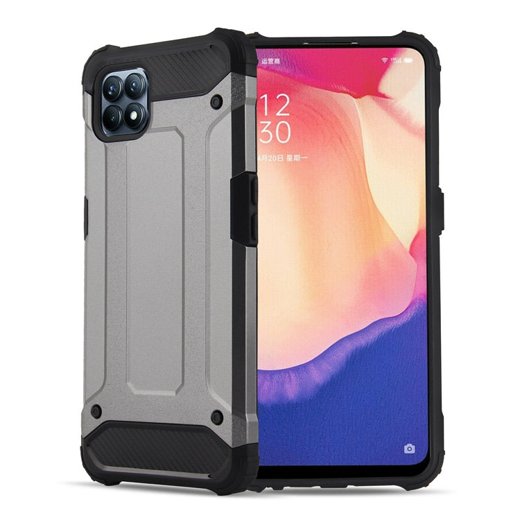 For OPPO Reno4 SE Magic Armor TPU + PC Combination Phone Case