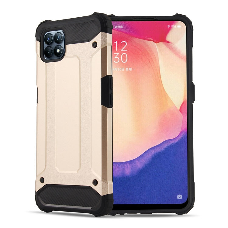 For OPPO Reno4 SE Magic Armor TPU + PC Combination Phone Case