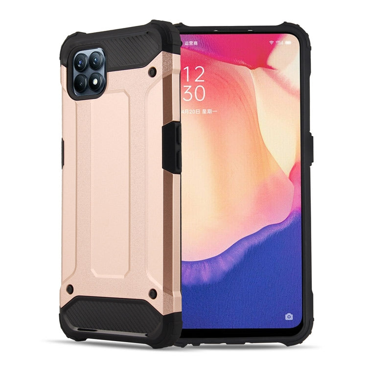 For OPPO Reno4 SE Magic Armor TPU + PC Combination Phone Case
