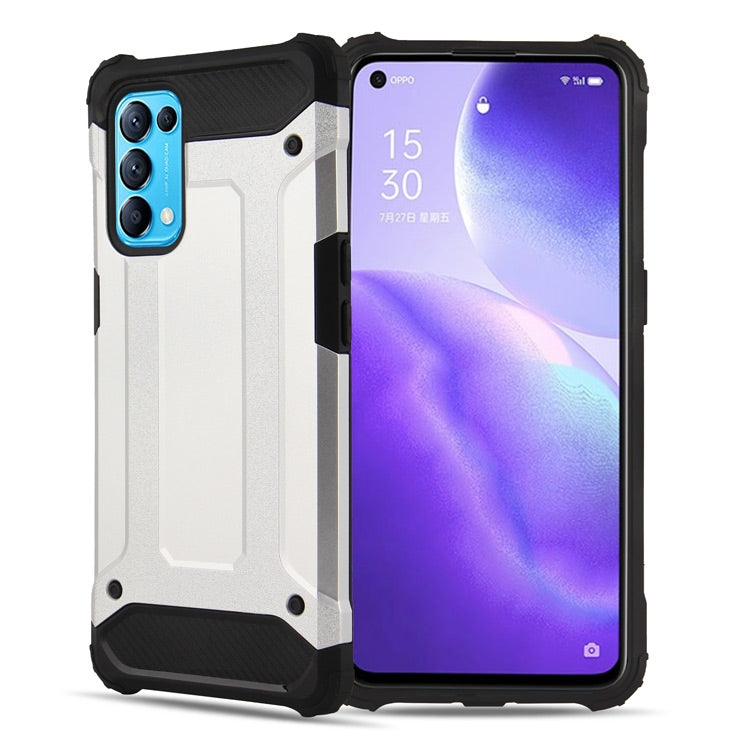 For OPPO Reno5 5G Magic Armor TPU + PC Combination Phone Case