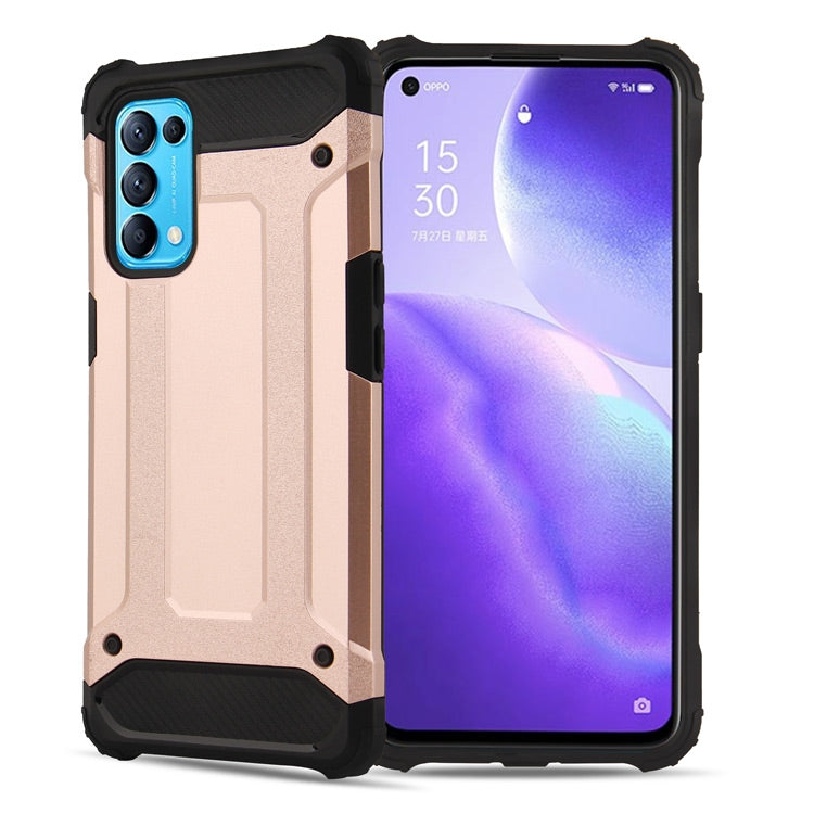 For OPPO Reno5 5G Magic Armor TPU + PC Combination Phone Case