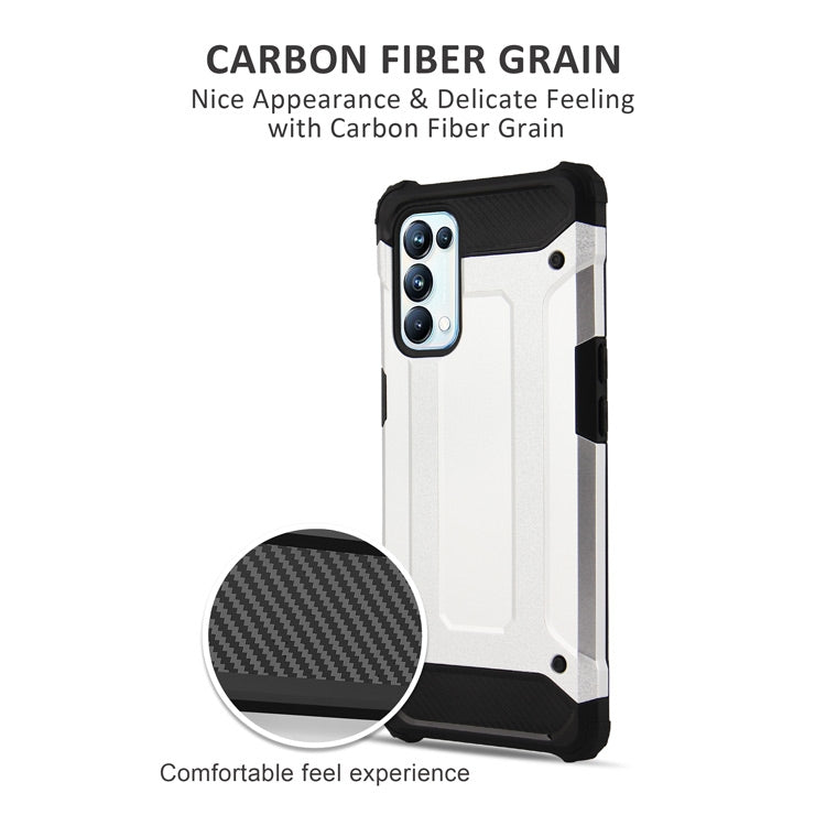 For OPPO Reno5 Pro 5G Magic Armor TPU + PC Combination Phone Case