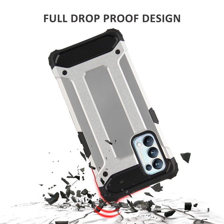 For OPPO Reno5 Pro 5G Magic Armor TPU + PC Combination Phone Case