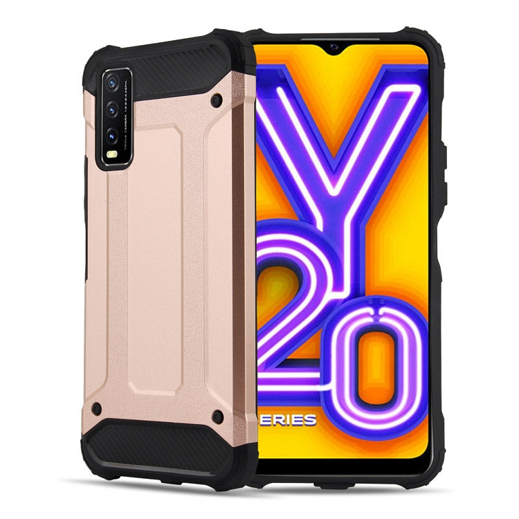 For vivo Y20 Magic Armor TPU + PC Combination Phone Case