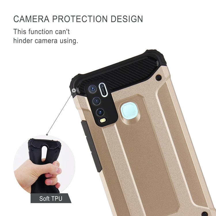 For vivo Y50/Y30 Magic Armor TPU + PC Combination Phone Case