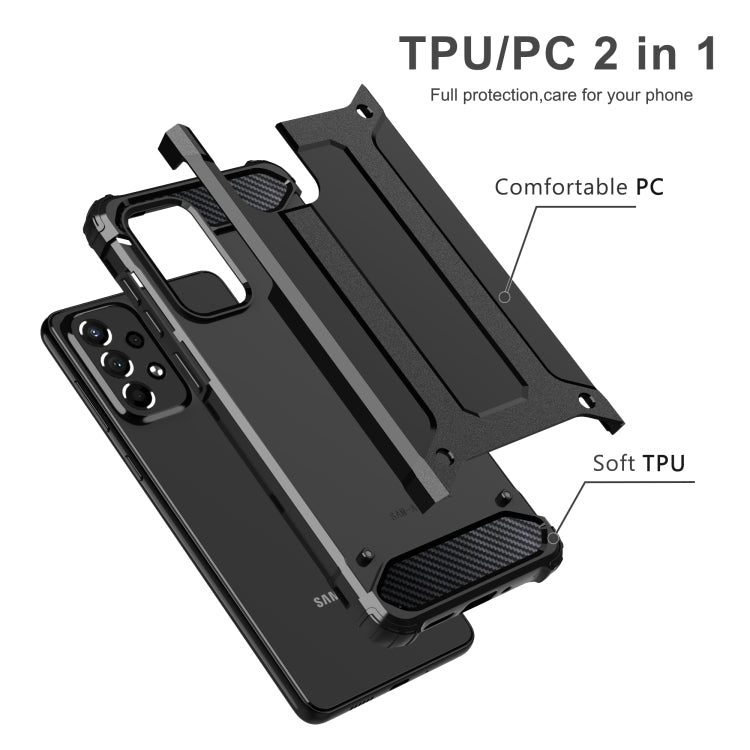 For Samsung Galaxy A73 2022 Magic Armor TPU + PC Combination Phone Case