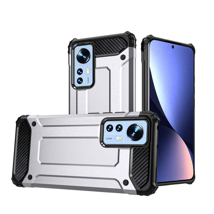 For Xiaomi 12 / 12X Magic Armor TPU + PC Combination Phone Case