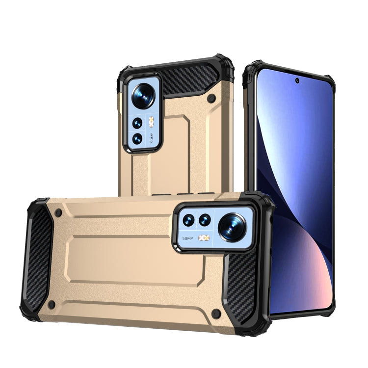 For Xiaomi 12 / 12X Magic Armor TPU + PC Combination Phone Case