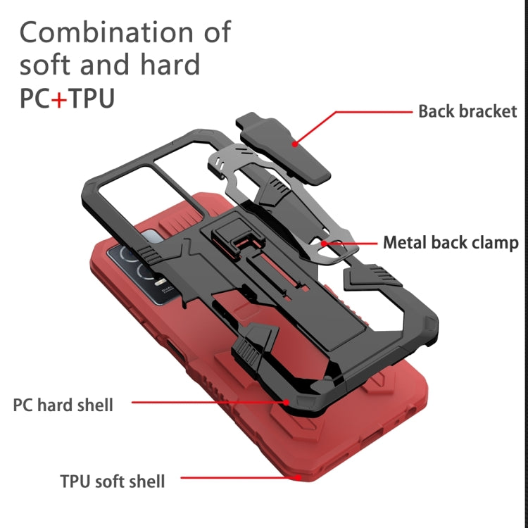 For Samsung Galaxy S23+ 5G Armor Warrior Shockproof PC + TPU Phone Case