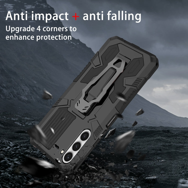 For Samsung Galaxy S23+ 5G Armor Warrior Shockproof PC + TPU Phone Case