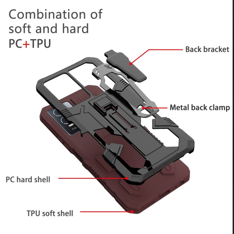 For Samsung Galaxy S23+ 5G Armor Warrior Shockproof PC + TPU Phone Case