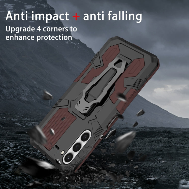 For Samsung Galaxy S23+ 5G Armor Warrior Shockproof PC + TPU Phone Case