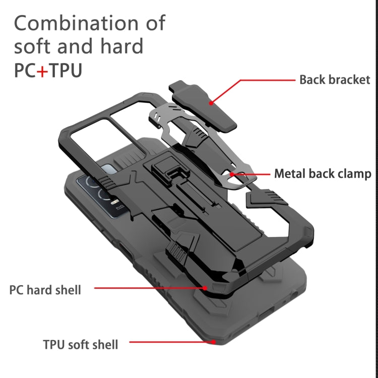 For Samsung Galaxy S23+ 5G Armor Warrior Shockproof PC + TPU Phone Case