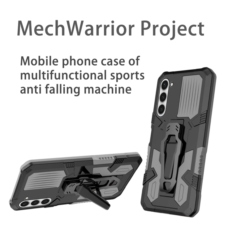 For Samsung Galaxy S23+ 5G Armor Warrior Shockproof PC + TPU Phone Case