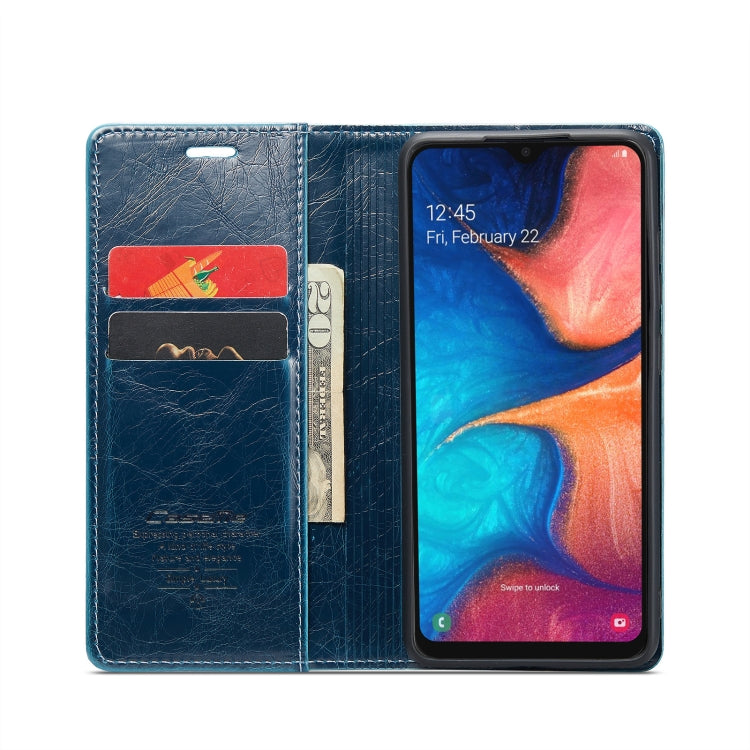 For Samsung Galaxy A20ï¼A30ï¼M10S CaseMe 003 Crazy Horse Texture Leather Phone Case