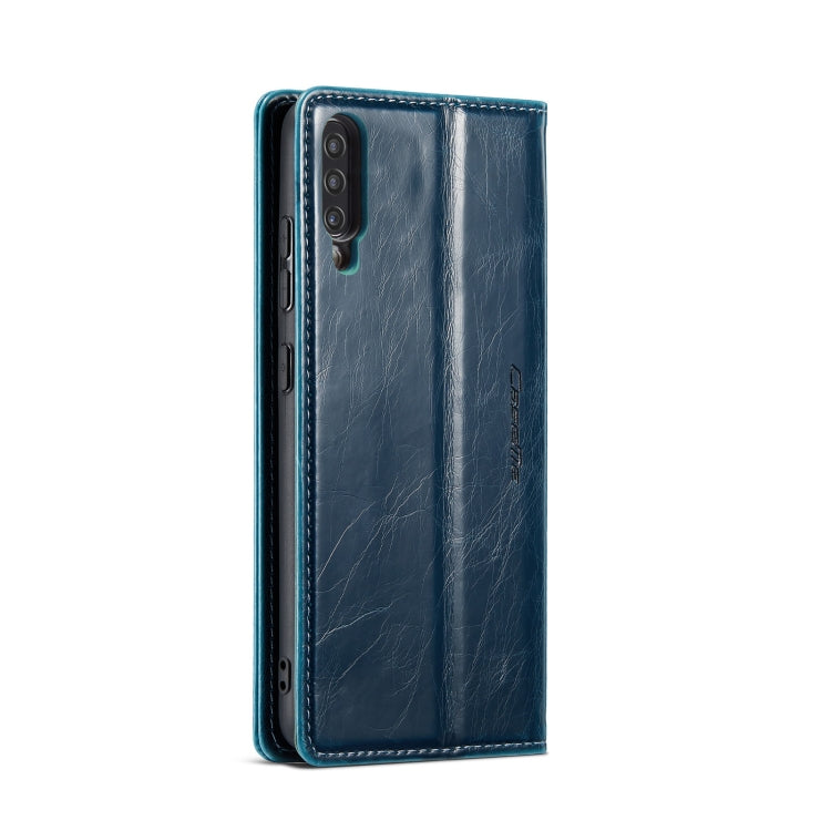 For Samsung Galaxy A30sï¼A50sï¼A50 CaseMe 003 Crazy Horse Texture Leather Phone Case