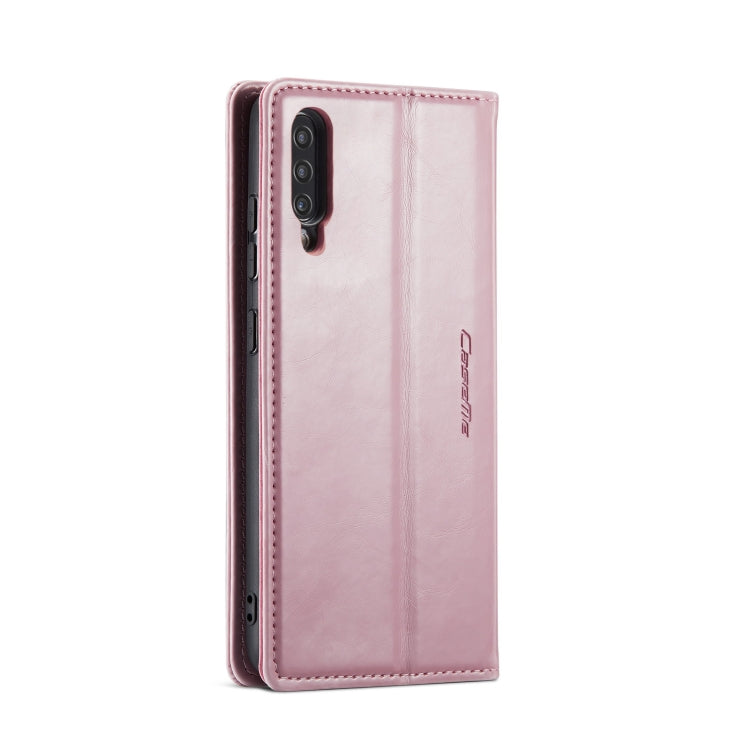 For Samsung Galaxy A30sï¼A50sï¼A50 CaseMe 003 Crazy Horse Texture Leather Phone Case