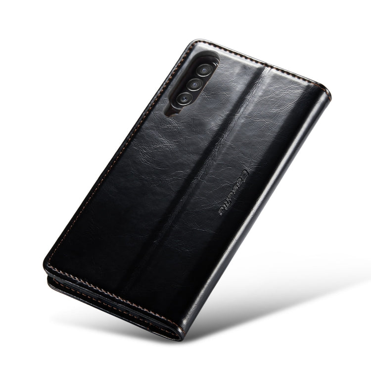 For Samsung Galaxy A30sï¼A50sï¼A50 CaseMe 003 Crazy Horse Texture Leather Phone Case